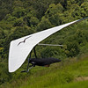 I didn't post yesterday, so posting early this morning before work.  Will catch up on comments this evening.

As we watched this hang glider launch himself off the hillside. the wind dropped.  It drew a gasp from the people around us and a few put the hands to their hearts.  Fortunately the rest of the story is good because the wind picked up and he was able to find a thermal to carry him high over the valley.