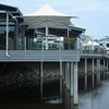 HippyfromOz > Thursday 14 February 2008 - This is a row of our local Victoria Point restaurants - you can sit inside or out on the deck over the water.  Nothing upmarket - Hogs Breath and similar.   I captured this at 6.30am on my way to work.  My life already revolves around where I am going to find my daily photo ..... ouch !!!!