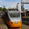 HippyfromOz > Tuesday 18 March 2008 - Tilt train at Brisbane's Roma Street Station.  
The fastest narrow guage trains in the world, the Tilt Trains provide an efficient, comfortable and world-class standard of travel - so says Queensland Rail.
This one runs from Brisbane up the Queensland coast to Rockhampton.