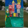 HippyfromOz > Wednesday 16 April 2008 - Everybody Needs a Fairy Tale - These boxes are all over town, not even sure what you call them - they belong to Telecom our national telephone company - and they house all those strange wires - quite a mystery to me.  The boxes are painted by local school kids in an effort to deter graffiti.
This one is in the street where I work.