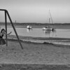 HippyfromOz > Tuesday 1 Jul 2008 - Girl on a swing at Victoria Point - used the desaturate option to see what happens